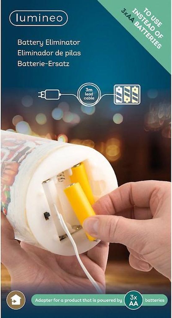 Adapter als Batterieersatz für 3 x AA Produktbild 