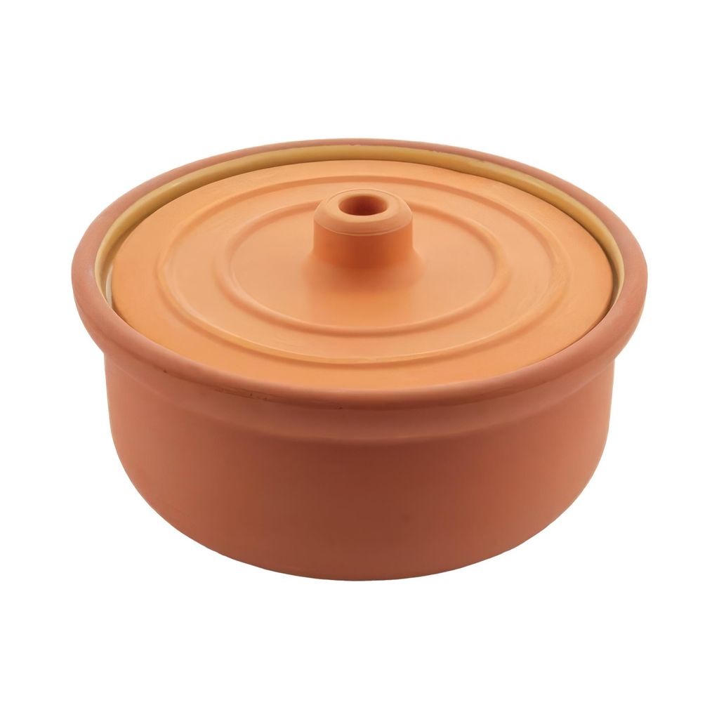 Viapot Small 1350 ml - Natur - Terrakotta-Schmortopf mit Produktbild 