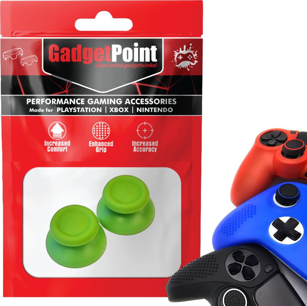 Thumbgrips - Thumb Grips voor PlayStation, PS5, Xbox X/S, One & Switch Pro Controller - Gaming Thumbgrips - Performance Anti-Slip Thumbsticks - Bes...