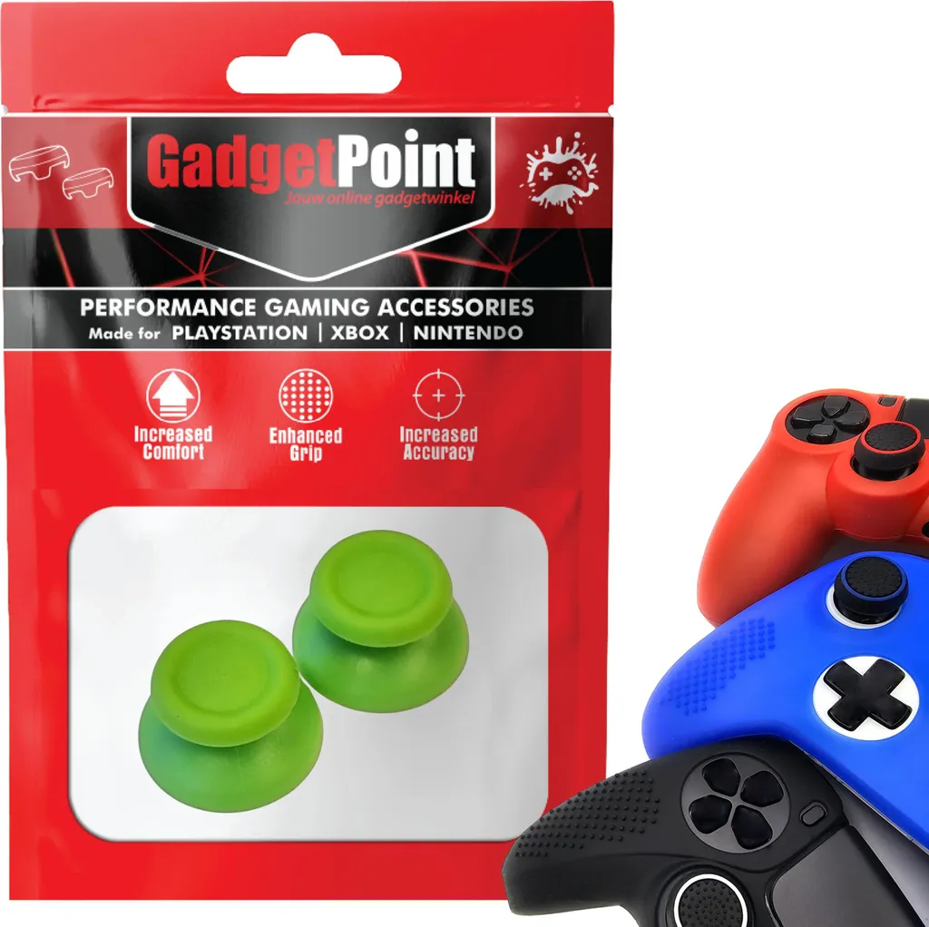 Gommini Verdi per Joystick PS4 PS5 Xbox - Comfort e Colore
