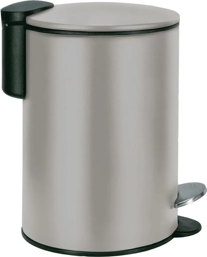 Seau à Cosmétiques Platine 3L Kleine Wolke - Poubelle de Bain Compacte Chic