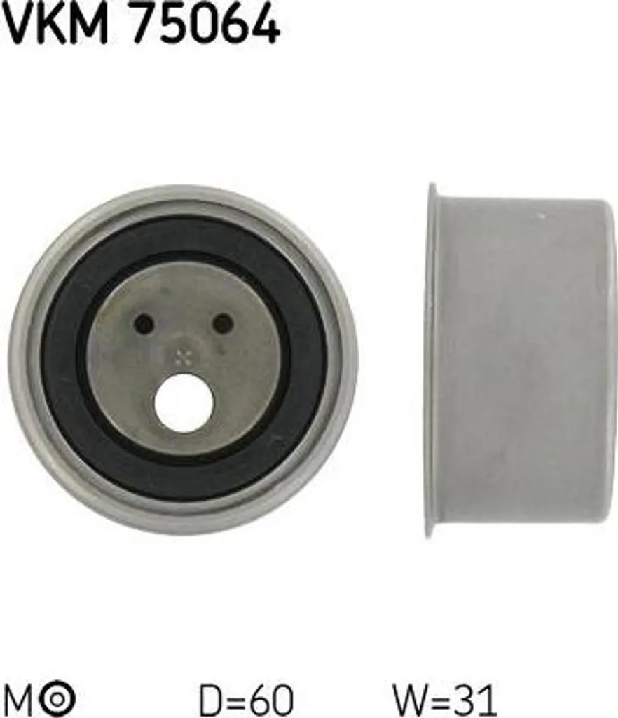 Supprimez les Bruits de Courroie avec le Galet SKF VKM 75064 Fiable