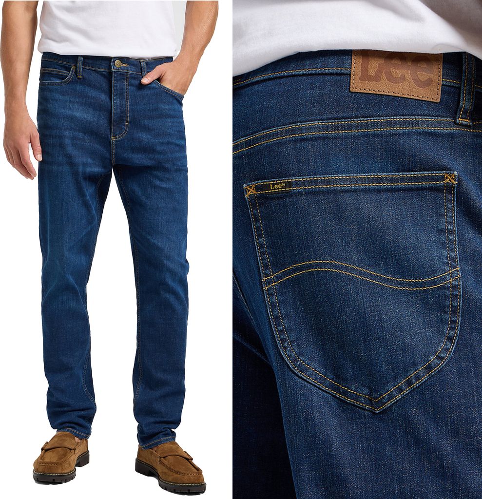 LEE, Herren Jeanshosen, Straight fit, AUSTIN, W38 L32, Blau, Jeans, baggyjeans, buggy
