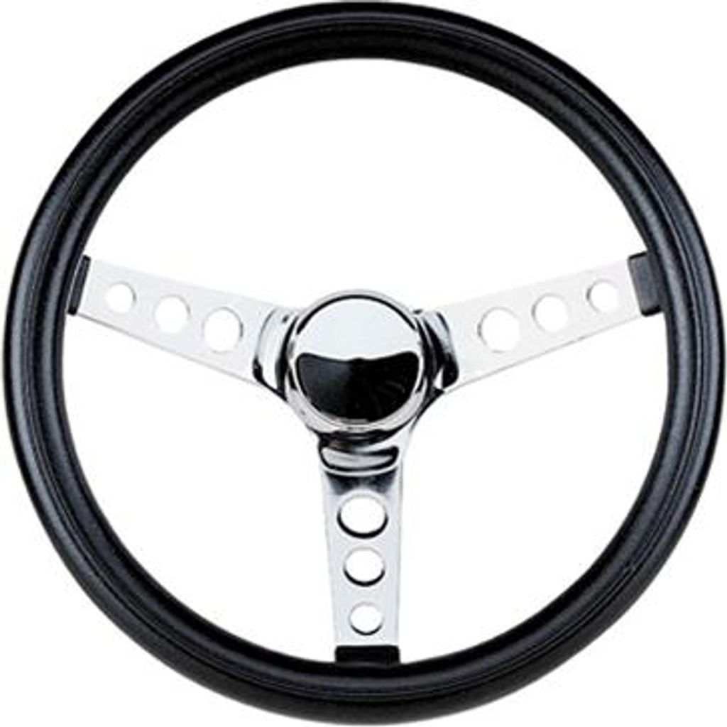 Lenkrad Grant Chrom ohne Jeep CJ + Wrangler YJ