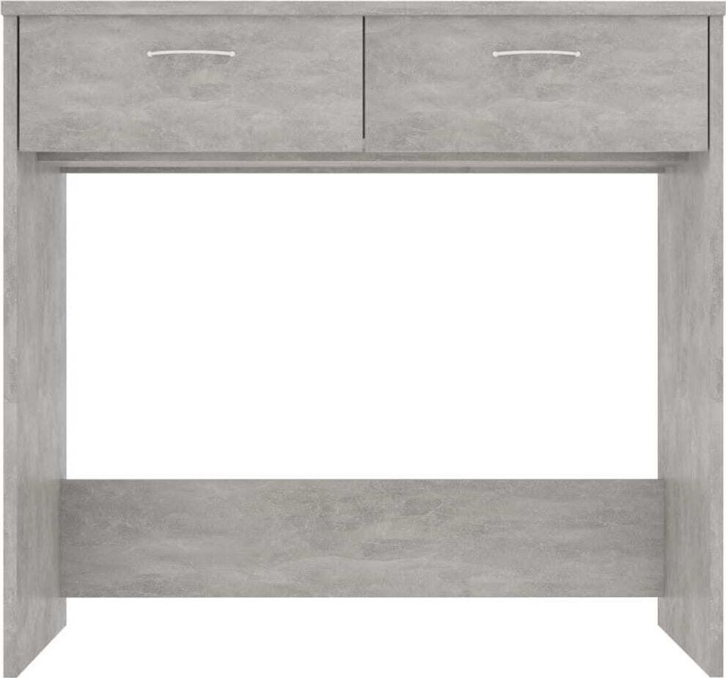 Hochwertigen Möbel Kommoden - Grau Schreibtisch Betongrau 80x40x75cm Holzwerkstoff NEU6606471