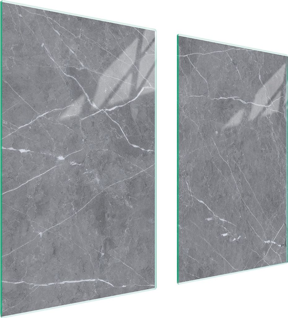 Glasschutzplatte Für Herd 75X52 Marmor