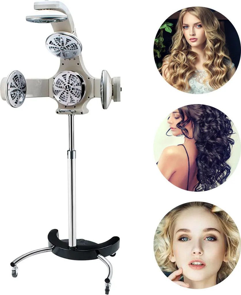 Sèche-cheveux casque numérique à trépied haute performance pour soins - 5