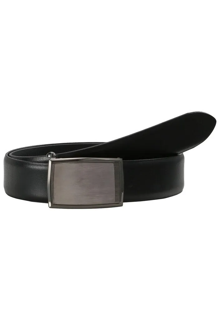 Cintura LLOYD Pelle Nera 3.5cm W120: Eleganza Maschile e Vera Pelle