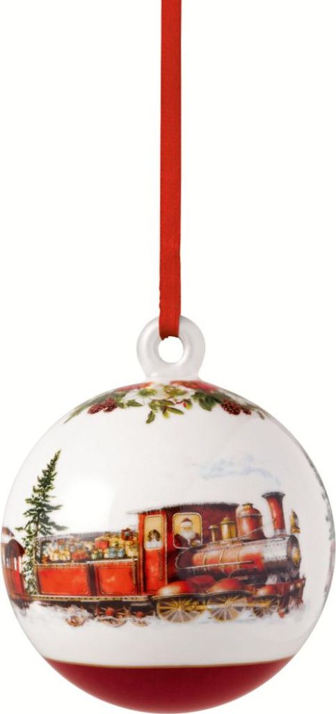 Villeroy & Boch Jahreskugel 2025 DH 6.40x7.80 cm weiß Produktbild 