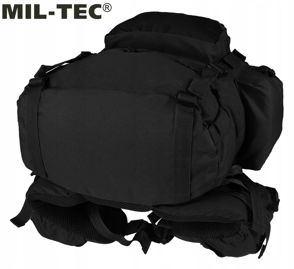 Sac à dos Mil-Tec Commando 55L Noir - Multifonction et Imperméable - 15