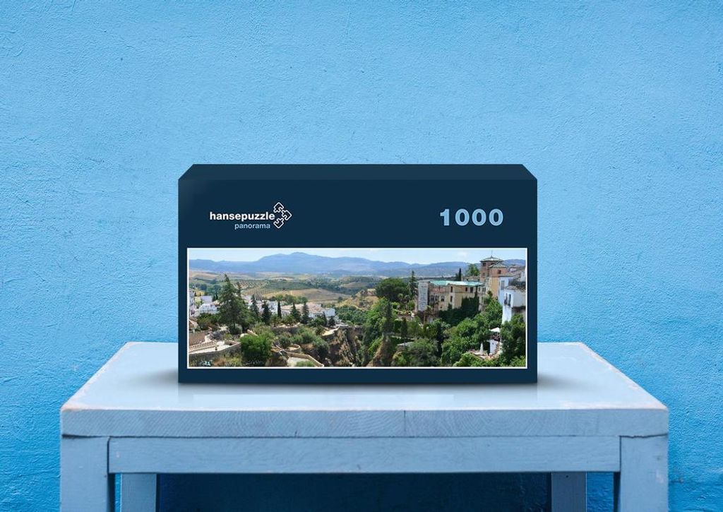 hansepuzzle 50519 - Ronda Puzzle, 1050 Teile, Reisen, 60,0 x 46,0cm mit hochwertiger Aufbewahrung, Kartonbox und wiederverschließbarem Beutel