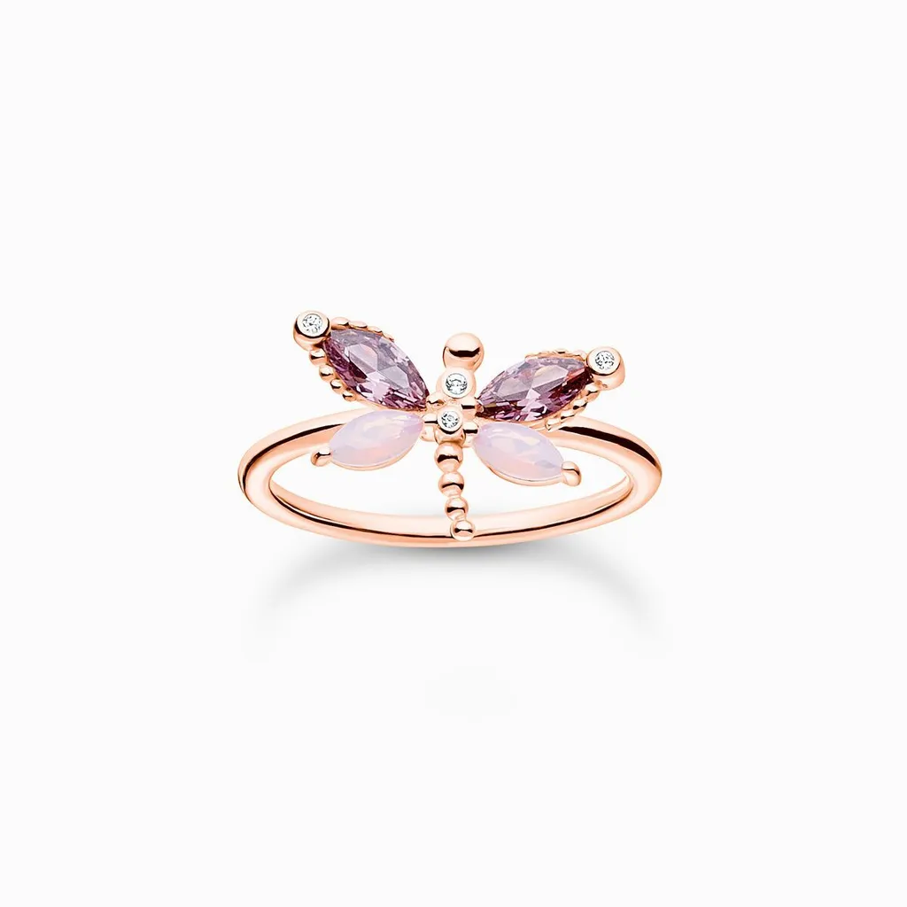 Bague en Argent Libellule pour Femme, Bijou Thomas Sabo Taille 50