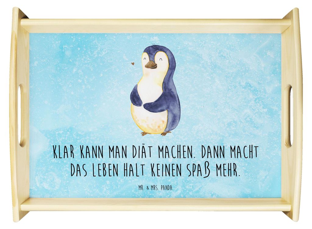 Mr. & Mrs. Panda Tablett Pinguin Diät - Eisblau - Geschenk, Produktbild 