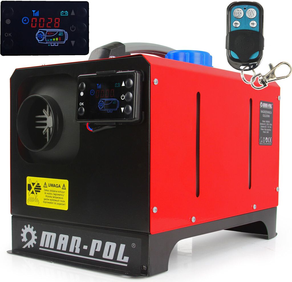 MAR-POL Naftové nezávislé topení 8kW, 230V/12V M80950 Obrázek produktu 4