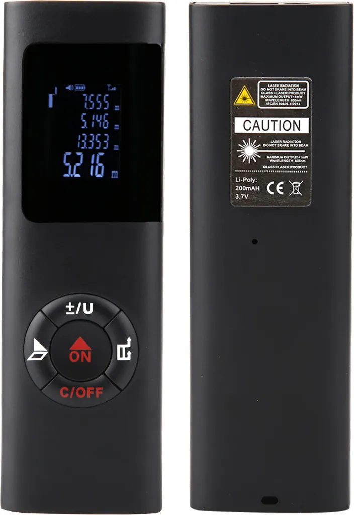Télémètre Laser 40M Multifonction JQ40 - Calcul Surface et Volume Mini - 3