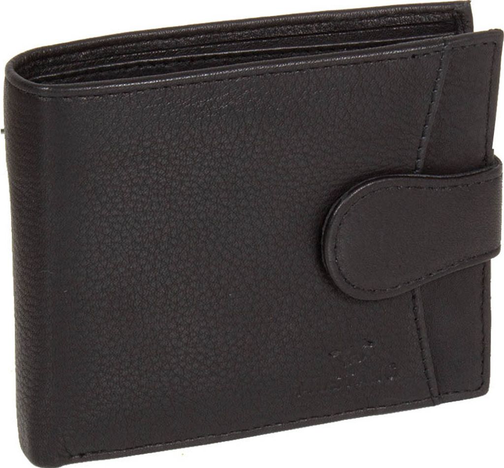 MUSTANG Leder Geldbörse Livorno Wallet Black schwarz