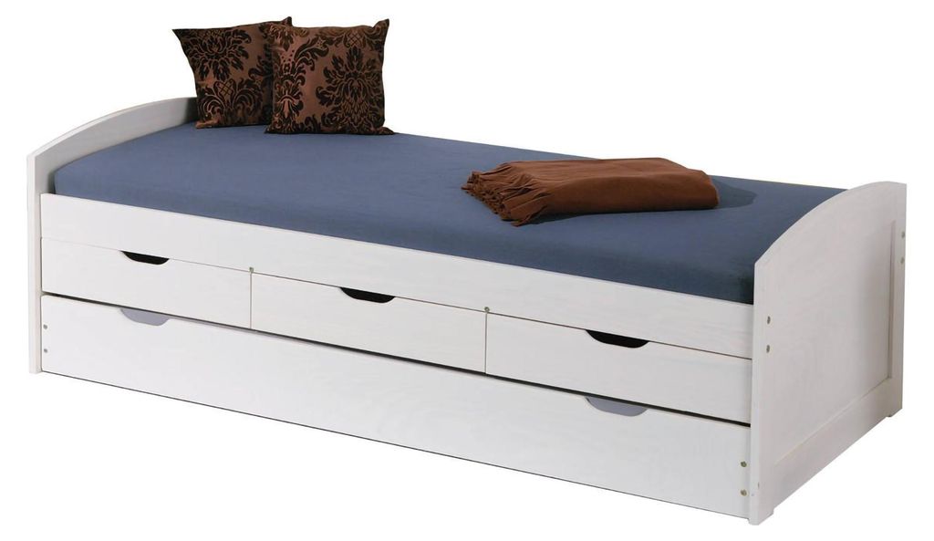 Inter Link Funktionsbett Ulli 90x190 3 Schubladen und Produktbild 