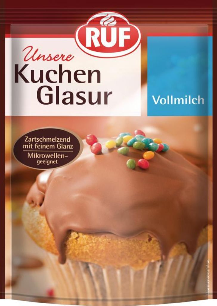 RUF Glasur Vollmilch 100 g Produktbild 