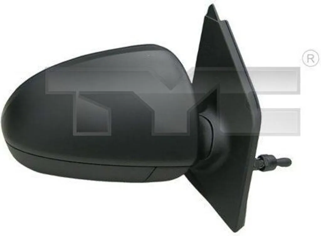 Rétroviseur TYC 333-0005 compatible Smart 451 miroir haute visibilité