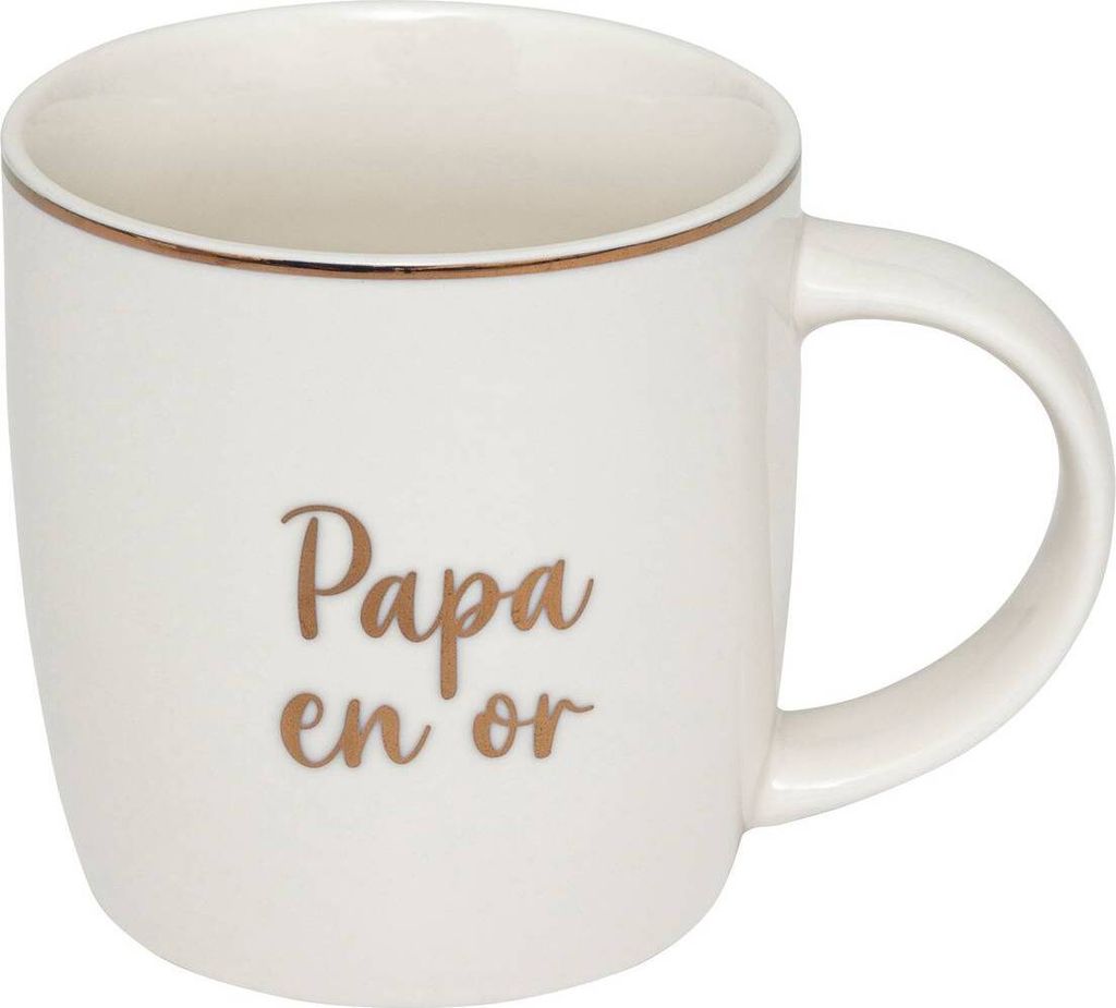 Becher "goldene familie" aus porzellan 34cl - SG Secret de Gourmet