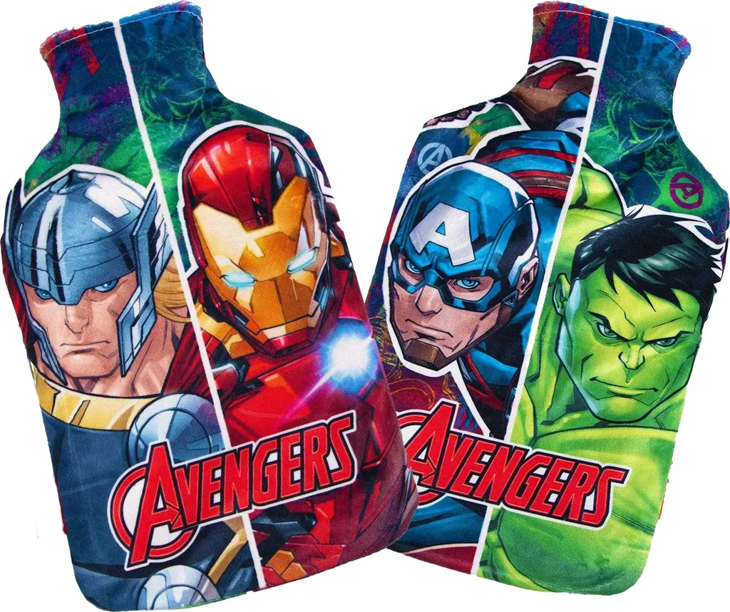 Borsa Acqua Calda Avengers 2L - Regalo Marvel per Bambini e Adulti
