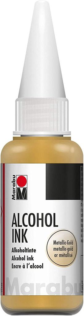 Marabu permanente Tinte Alcohol Ink metallic-gold 20 ml
