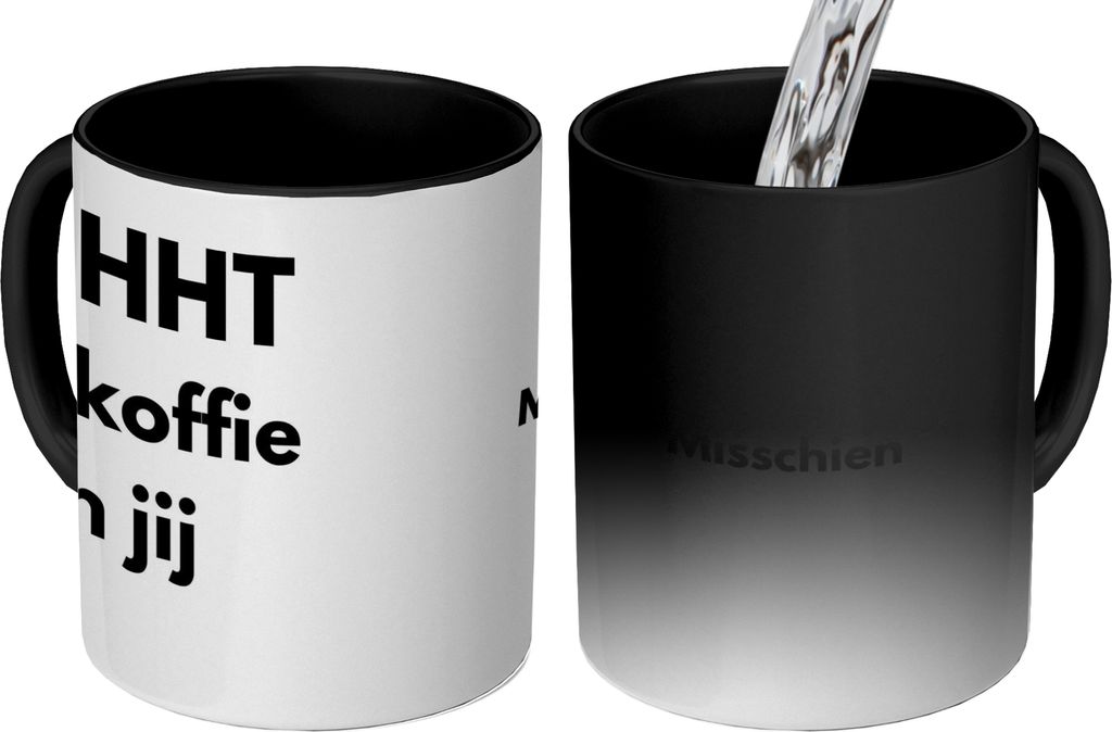 KitchenYeah Zauber Tasse Zaubertasse Magic Zitat - Sprichwörter - Erst der Kaffee, dann du 350 ml Farbwechsel Becher Geschenk Geschenkidee - Mag...