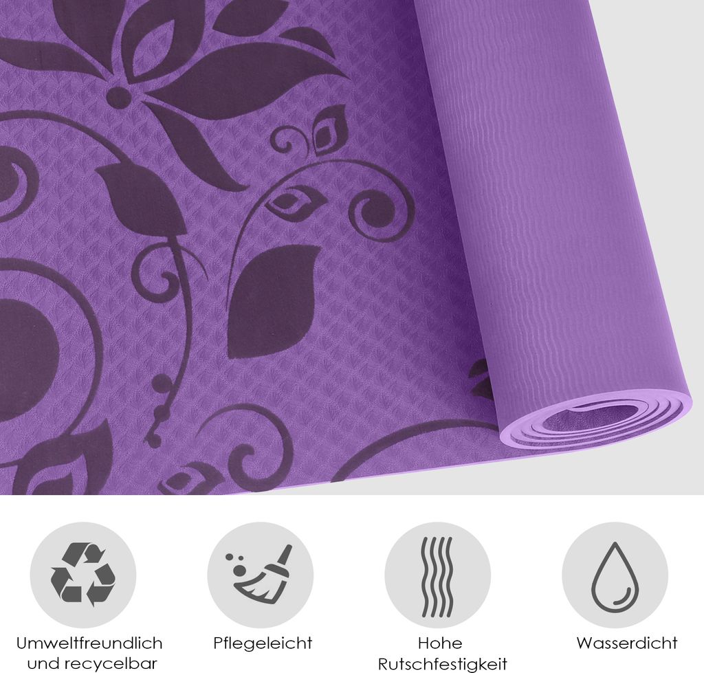 INTEY INTYM02-Pur Podložka na jogu Gymnastická podložka Obrázok produktu 4