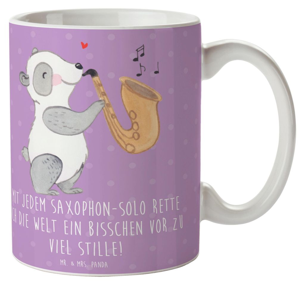 Mr. & Mrs. Panda Teetasse Saxophon Magie - Lavendeltraum - Produktbild 