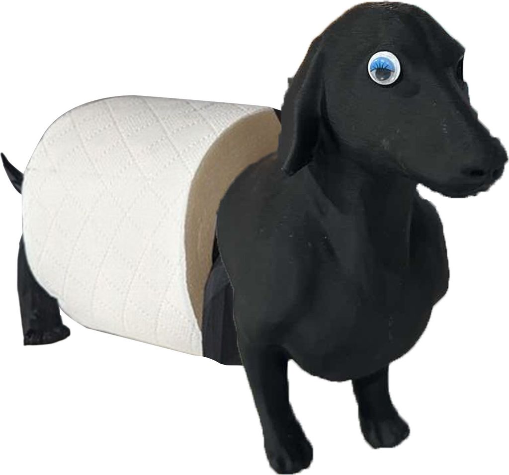 Tier-Toilettenpapierhalter, freistehend, Cartoon-Schaf-Toilettenpapierhalter, 3D-gedruckter Schweine-Katzen-Toilettenpapierhalter für Badezimmerde...