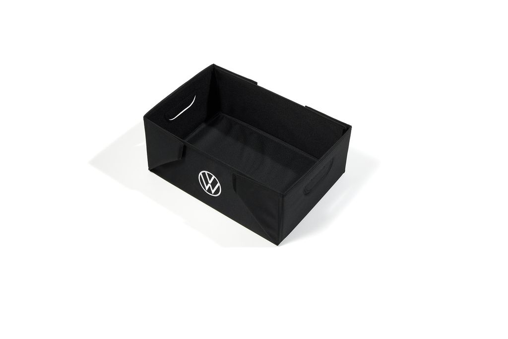 Original VW Faltbox schwarz Kofferraumbox Aufbewahrungsbox Produktbild 