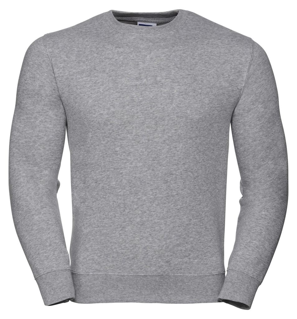 Russell Herren Authentic Sweatshirt, schmaler Schnitt FK690 (S) (Grau meliert)