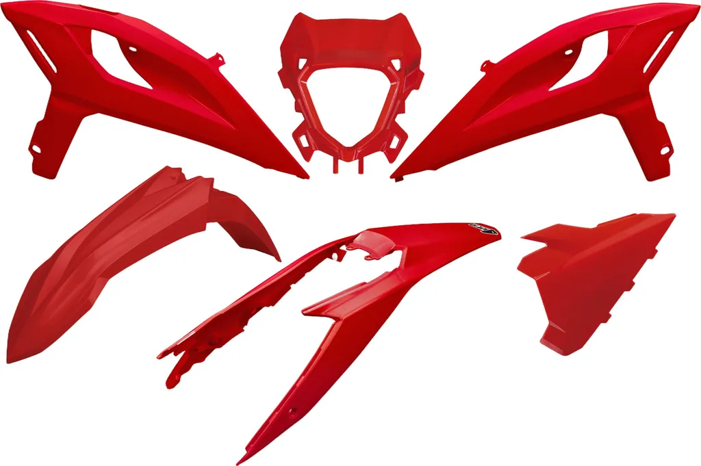 Kit UFO Plast Beta RR Enduro EFI 2026 rouge OEM haute résistance 6pcs