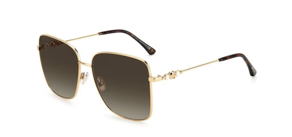 Occhiali da Sole Jimmy Choo Hester/S: Eleganza Gold Havana per Lei