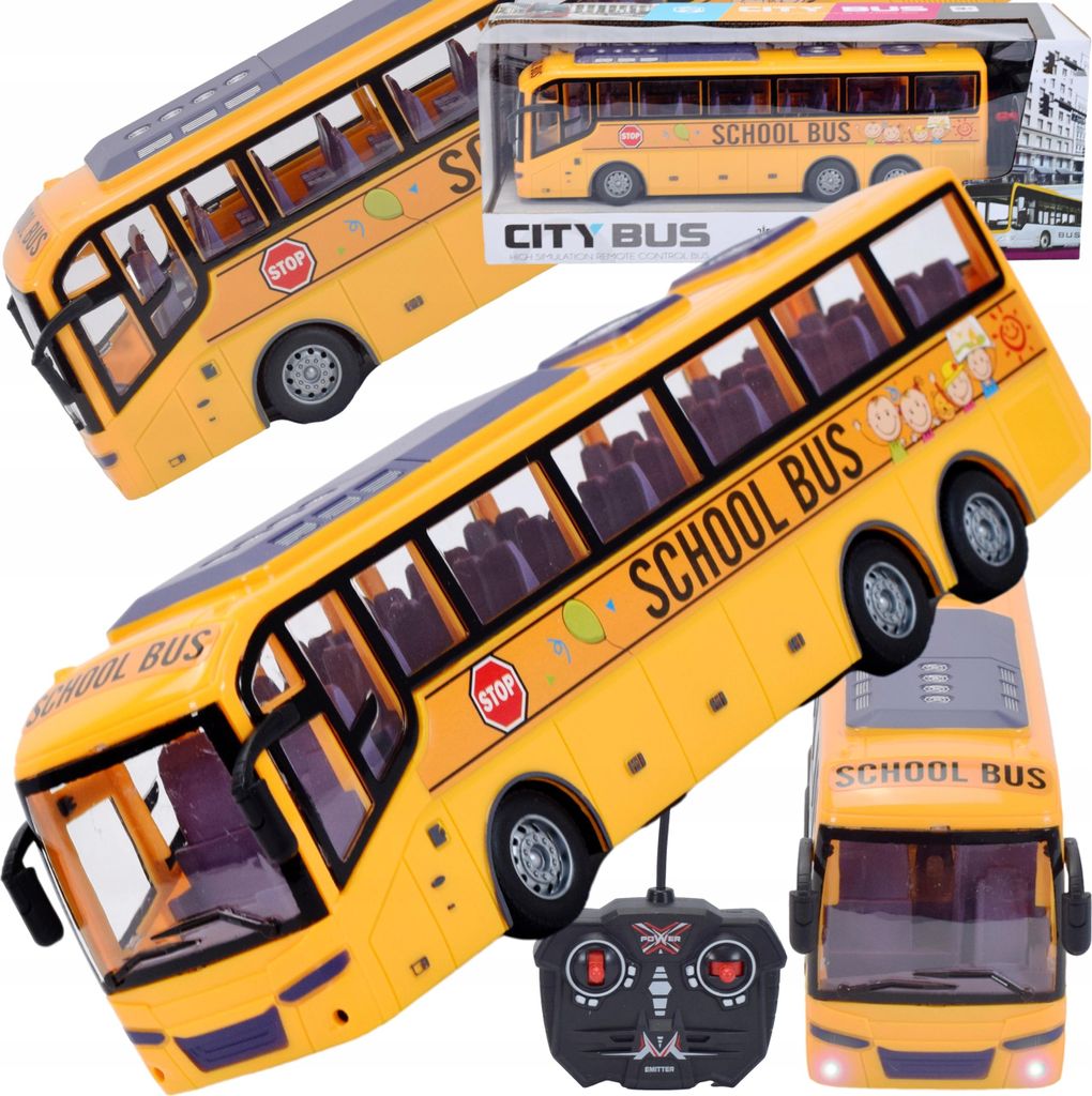 Lolex | Scuolabus RC 1:30 - giallo - ZRemotocomandato - con Immagine del prodotto 