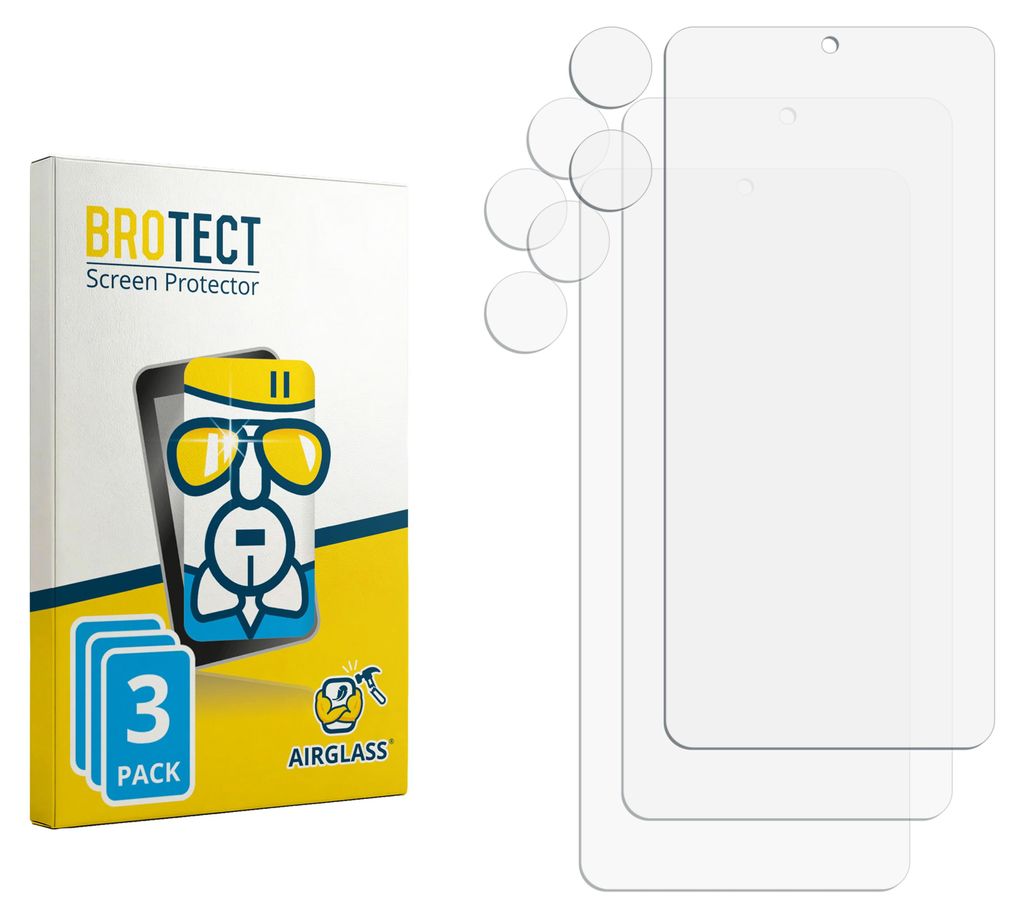 3x BROTECT Schutzglas für Xiaomi Poco X7 Pro Produktbild 