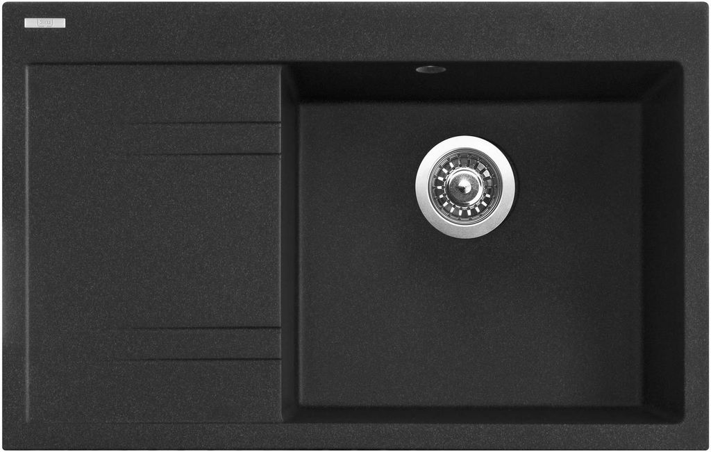 Granitový drez Sinks RIM 780 P Granblack - pravý Obrázok produktu 