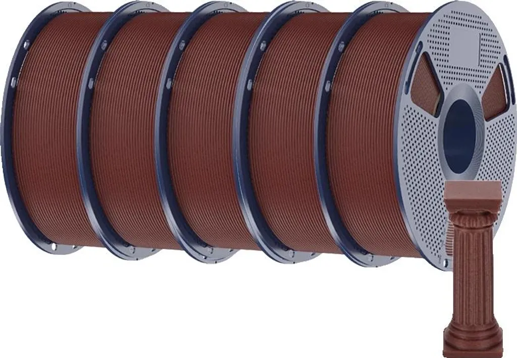 Recharge Filament Impression 3D PLA Rapide Effet Pierre Rouge Brique