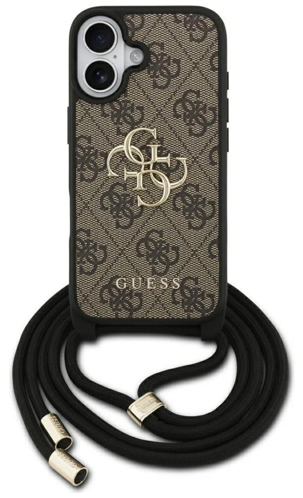 Guess 4G Logo Crossbody Etui iPhone 17 Braun Produktbild 
