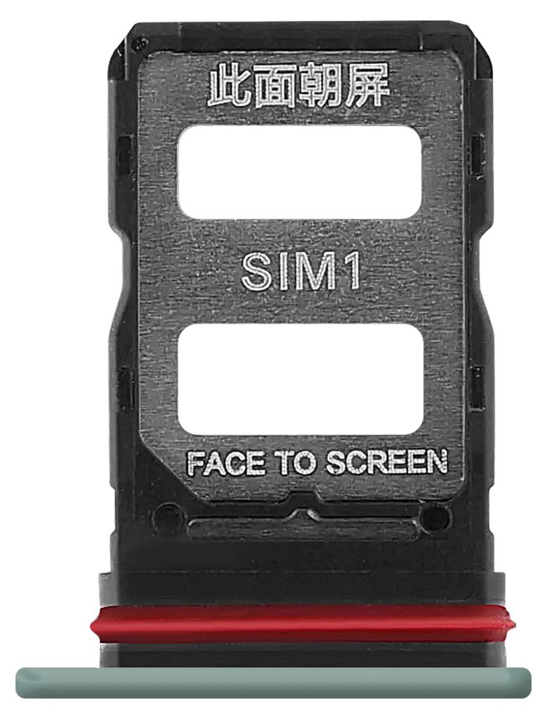 Clappio, SIM-Halter Dual Nano SIM für Xiaomi Redmi Note 14 Pro 5G, Grün