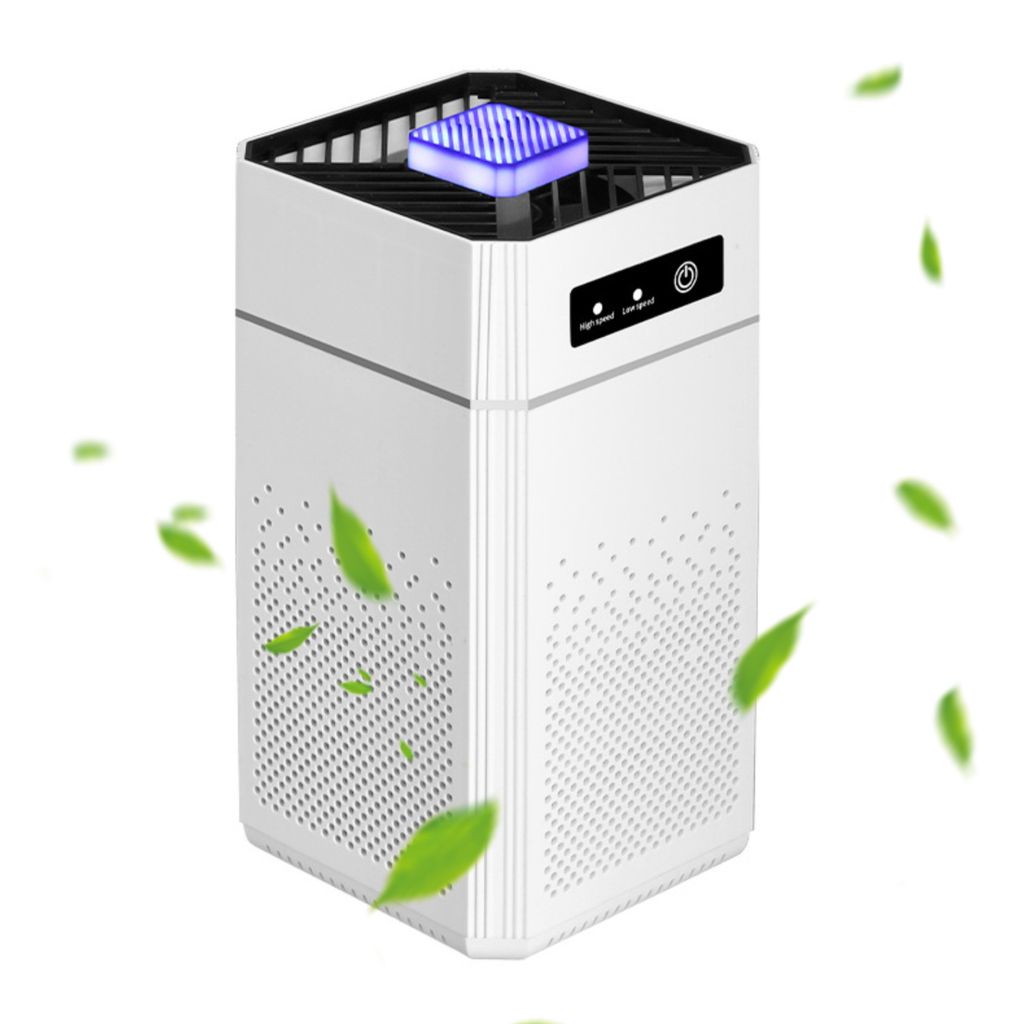 Luftreiniger, Air Purifier mit 2 Filter, Luftfilter, Formaldehydentfernung, 120 m² Großflächenreinigung, entfernt bis zu 99,97 %, für Allergiker