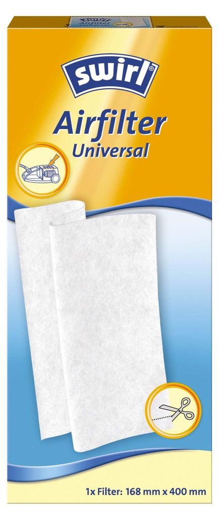 Swirl Airfilter Universal 11, Biały, 168 x 400 x 0 mm, 195 Zdjęcie produktu 
