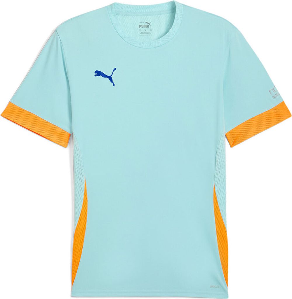 Puma Individual Kurzarm-t-shirt Blau XS Mann Blau XS