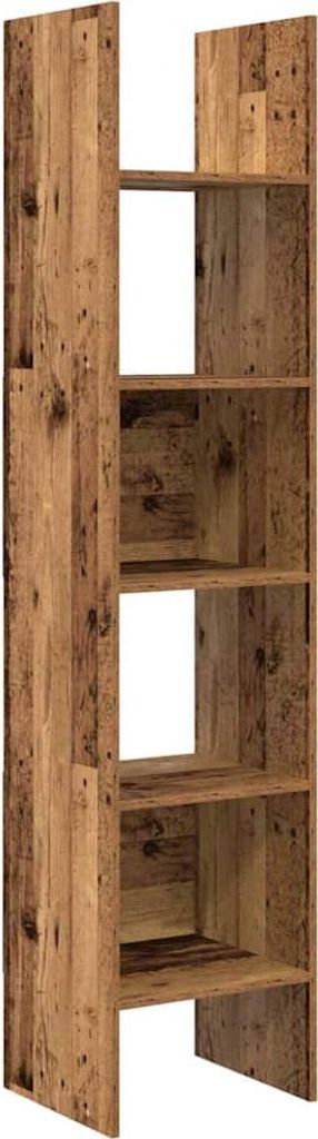 vidaXL Bücherregal Altholz 40 x 35 x 180 cm Holzwerkstoff