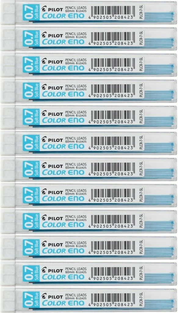 PILOT Color Eno Minen 12er-Set hellblau