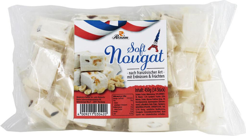 Rexim Soft Nougat 450g Produktbild 
