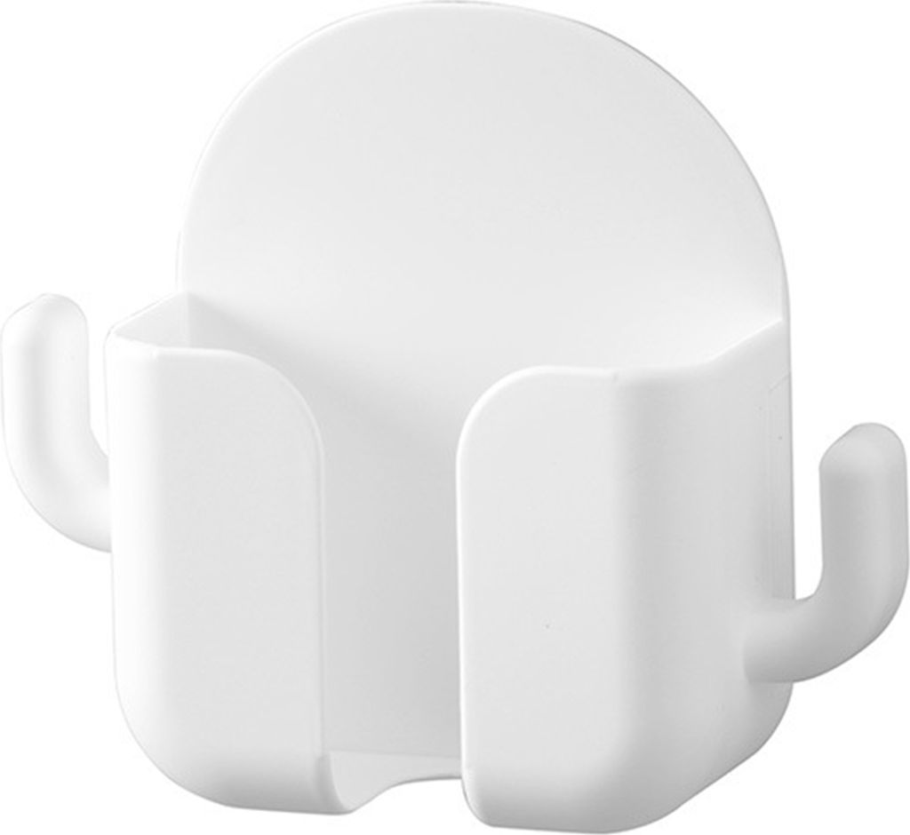 Speicherhalter stempelfreier multifunktionaler universeller wandmontierter Fernbedienungssteuerbügel für Zuhause-Weiss