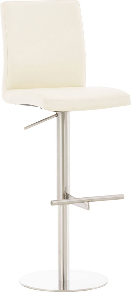 TPFLiving Barhocker Cathy Gestell edelstahl Kunstleder Produktbild 