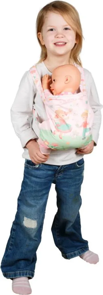 Porte-bébé pour poupée Heless Princesse Emily avec sangles réglables