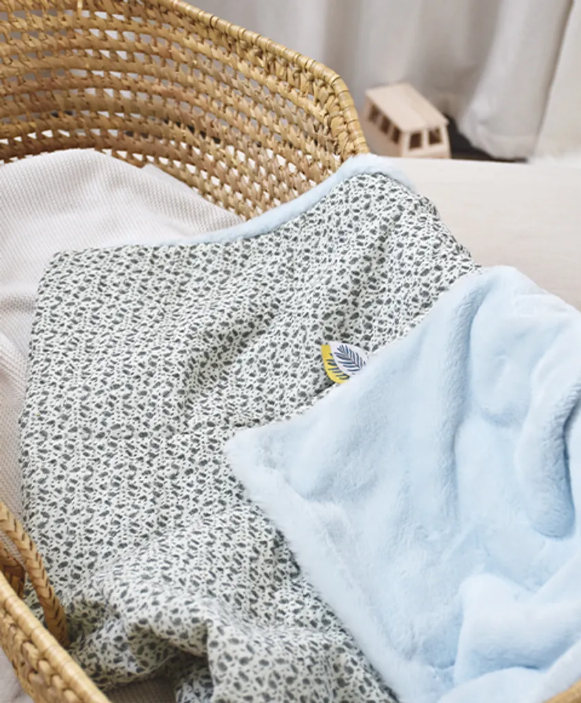 Doudou Koala Yoca Bleu 70x100 cm : Couverture Peluche Moelleuse - 9